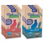 Life Cat Deli Snack kassikreem naturaalne kalamaitseline, 6 x 15 g, 8 tk MIX