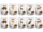 Kassitoit JOHN DOG FOR CATS Lap&eacute;, kanasalat, monoproteiin, 10 x 100 g