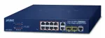 PLANET FGSD-1008HPS hallatav v&otilde;rgul&uuml;liti, 8x Fast Ethernet (10/100)