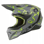 ONEAL 1SRS Splash mootorrattakiiver, hall/neoonkollane, suurus S (55&ndash;56 cm), 0634-012