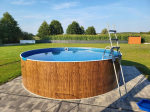 &Uuml;mmargune bassein Canadian 3,6x1,2 m, paigalduskomplekt ZESATW STANDARD