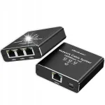 V&otilde;rgujaotur 2x1 RJ45 1000Mbps USB-C, alumiinium