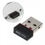 Punane USB 2.0 WiFi v&otilde;rgukaardi adapter tugevaga signaaliga, nano suuruses