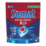 SOMAT Excellence 3in1 Original Fresh n&otilde;udepesukapslid, 34 tk