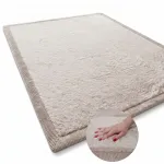 Ruumidesse vaip, ristk&uuml;likukujuline, liivakarva, 80x150 cm, pehme, 4 cm paksune