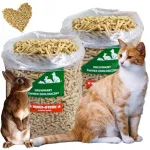 &Ouml;koloogilised puidugraanulid kassidele ja n&auml;rilistele, 2 x 5 kg