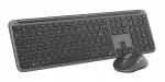 Traadita klaviatuur koos hiirega Logitech Slim Combo MK950, prantsuse klaviatuur, grafiidi v&auml;rv