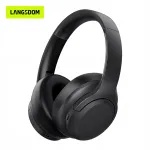 Juhtmevabad k&otilde;rvaklapid Langsdom Bluetooth 5.4 ANC-ga, kokkupandavad, mustad, USB-C