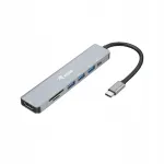 USB-C adapter Equip 133494, h&otilde;bedane, HDMI 4K, 7 &uuml;hendust &uuml;hes