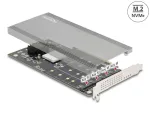Delock 89044 PCIe x16 adapter 4x NVMe M.2 (Key M)