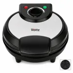 Vahvlipann Oliver Voltz OV51442GA, 1300 W, teras/bakelit, s&uuml;damekujulise vormiga
