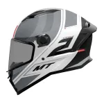 T&auml;iskasvanu integralkiiver MT Helmets STINGER 2 POUN B2 hall/valge, matt, suurus S