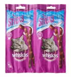 WHISKAS Sticks l&otilde;hemaitsega maiustus kassidele, 36 g (6 x 6 g)