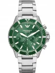 Meeste k&auml;ekell Emporio Armani AR11500 roostevabast terasest kronograaf, roheline