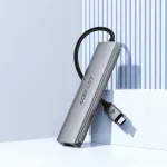 USB-C 5-&uuml;hes jagaja: USB-A, USB-C, HDMI 4K 60Hz, PD 90W, hall