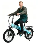Kokkupandav elektrijalgratas ORLMS S9F, 750W, 20" rattad, sinine