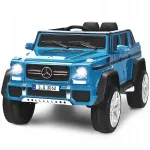 Lastele m&otilde;eldud sinine Mercedes Benz Maybach G650-S elektriauto LED-tuledega