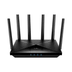 Juhtmevaba ruuter Cudy WiFi 7 BE11000, kolme sagedusega, 6 voogu, 10 Gb/s, 6 antenni