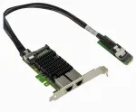 V&otilde;rgukaart Intel X550, M.2 PCIe, 2 x 10G RJ45