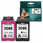 HP 308e 308 XL tindikassetid, 18 ml + 18 ml, sobib Envy 6100, 6110E, 6120E, 6130E, 6132E printeritele