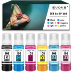 Tintikomplekt Epson 108, 8 v&auml;rvi, EcoTank L8050, L18050