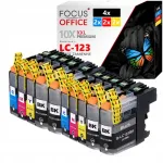 Suurmahtlikud Brother LC123 XL tindikassettid, sobivad MFC-J6520DW, MFC-J6920DW, DCP-J4110DW printeritele