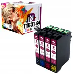 Epson WF-2010W/2510WF/2630/2530 tindikassetid, T1631-34 XL, 4 tk