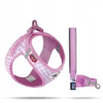 Koera rakmed Curli Air Mesh, roosad ringid, XS
