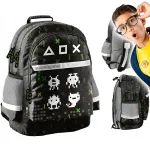 Poiste koolikott &bdquo;Gaming&ldquo;, 1.&ndash;3. klass, must