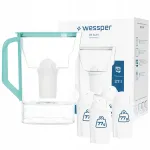 Wessper D3 SLIM 2,7 l veefiltri kann sobib k&uuml;lmikusse, 5 filtriga