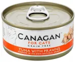 CANAGAN m&auml;rg kassitoit tuuni ja krevettidega, 75 g