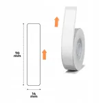 Kleebisetiketid NIIMBOT, valged, 14x70 mm, 100 tk., sobib D110/D110_M, D11/D11_H