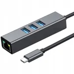 USB-C Ethernet v&otilde;rguadapter, Gigabit RJ45