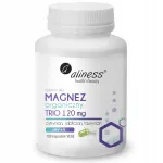 Toidulisand ALINESS Organic magnesium TRIO koos B6-ga, 100 kapslit, tsitraat, malaat, tauraat
