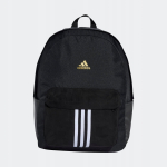 Adidas Classic noorte seljakott, must, kuldse logoga, sobib A4+