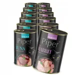 PIPER niiske toit steriliseeritud kassidele, erinevad maitsed, 12 x 400 g