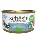 Schesir koerakonserv tuuni ja hekil&otilde;hega, želees, 70 g