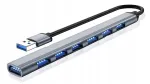 USB jagaja, 1x USB 3.0, 6x USB 2.0
