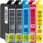 EPSON T2991 29XL tindikassetid, 5 tk, sobivad XP235/XP245/XP332/XP335/XP342/XP432 printeritele