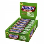 SNICKERS Hi Protein valgubatoon 12 x 57 g p&auml;hklitega, madala suhkrusisalduse ja 18 g valguga