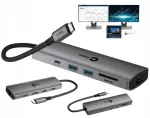 USB-C &uuml;hendusjaam arvutile, PD 100W, 4xUSB, 2xHDMI, RJ45, VGA