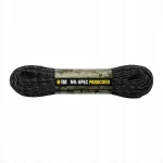 Paracord nailon M-Tac, must, helkiv, 30 m, 550 klass