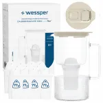 Klaas kann filtriga D4 BOROSILICATE MINI, LED n&auml;idik, 2 l, 12 filtrit