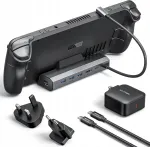Dokk 6-in-1 HDMI 4K60, Ethernet, 3 USB-A ja USB-C PD portidega
