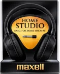 Juhtmega Maxell Home Studio nahast k&otilde;rva peal olevad k&otilde;rvaklapid, 3,5 mm, mustad