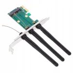 Mini PCIe kuni PCIe adapter, juhtmevaba v&otilde;rgu kaart lauaarvutile