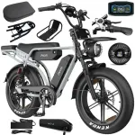Elektrijalgratas Pixar M9, 750W, 48V, 45 km/h, 35Ah, 20", maastik