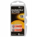 K&otilde;rdeaparaadi patareid Duracell Activair 13 PR48 ZA13 DA13, 6 tk, 1,45 V