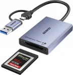 CFexpress Type B kaardi lugeja USB-C/USB-A, 10 Gb/s, 4K HDMI