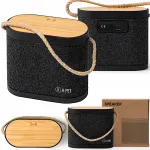 Traadita Bluetooth k&otilde;lar 5W, integreeritud 15W USB-C laadijaga, must